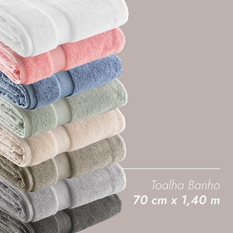 Kit Toalha Super Soft Zero Twist Banho 4 Peças 4