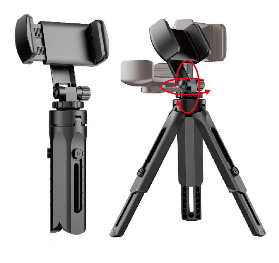 Mini Tripé Suporte para Celular Smartphone Universal de Mesa Articulado Danet 3