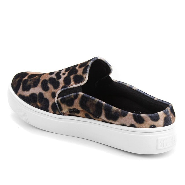 Tênis Mule Slip On Veludo 3