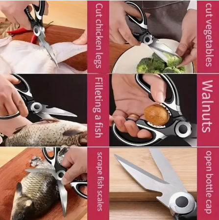 Tesoura de Cozinha Multiuso 20,5 cm 4