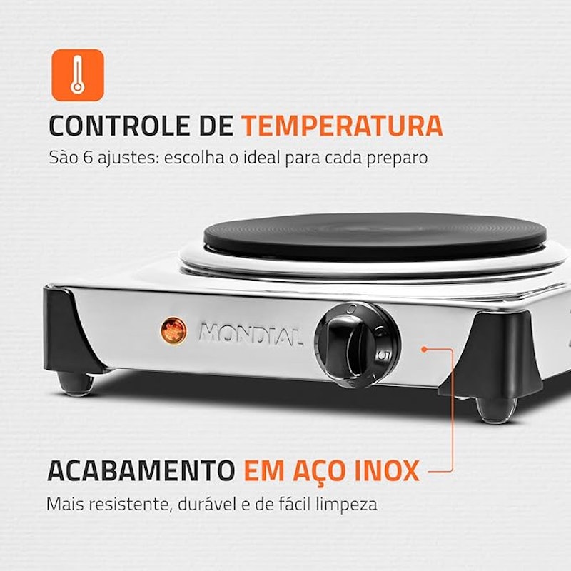 Fogão Elétrico Fast Cook 4