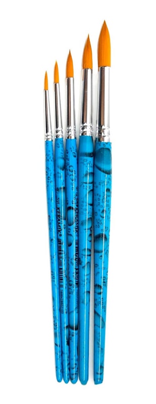 Kit Pincel Aquarela Artesanato Keramik Redondo Série 311 - 6 Unidades 4