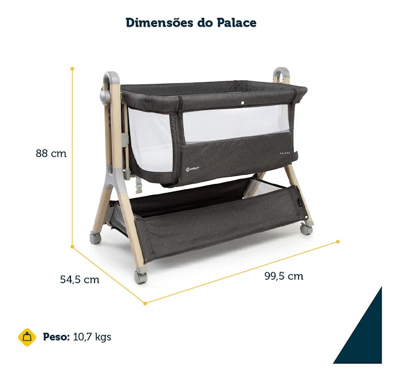 Berço Co-Bed Palace Safety 1st 5