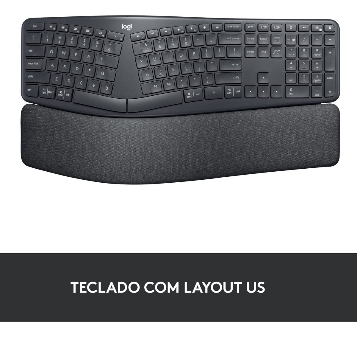 Teclado sem Fio Logitech ERGO K860 2