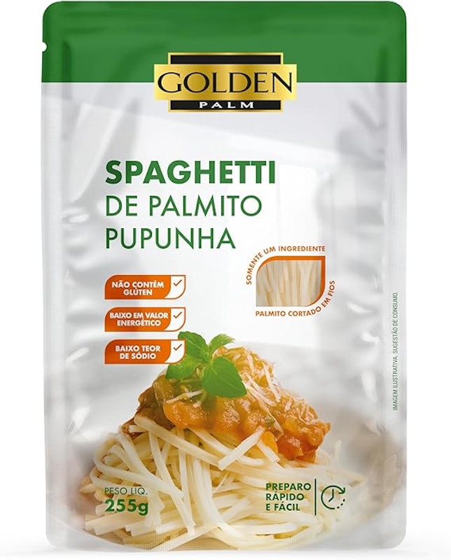 Spaghetti de Palmito Pupunha Golden Palm 1