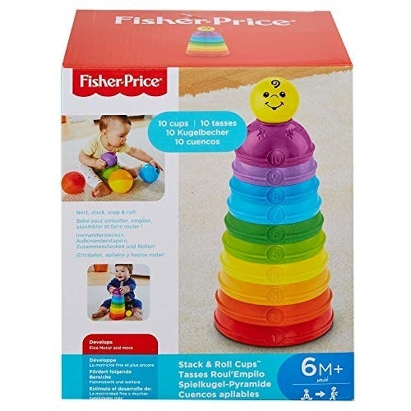 Brinquedo para Bebês Potinhos Empilhar & Rolar 2