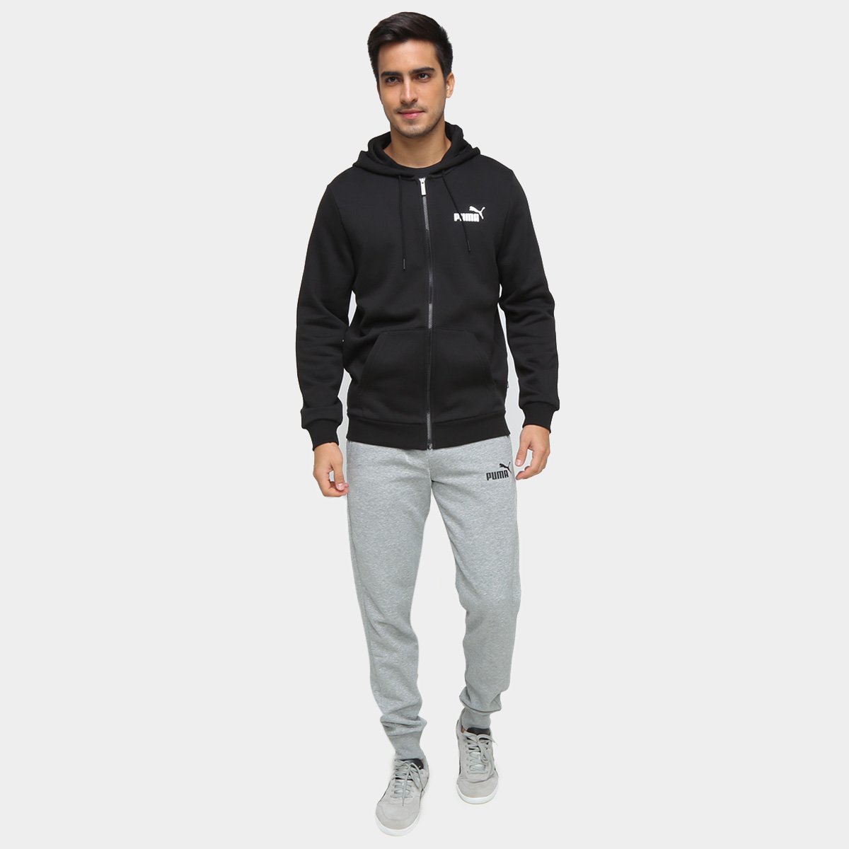 Moletom Masculino Puma Essentials Logo  4