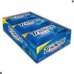 Chiclete Trident Hortelã sem Açúcar