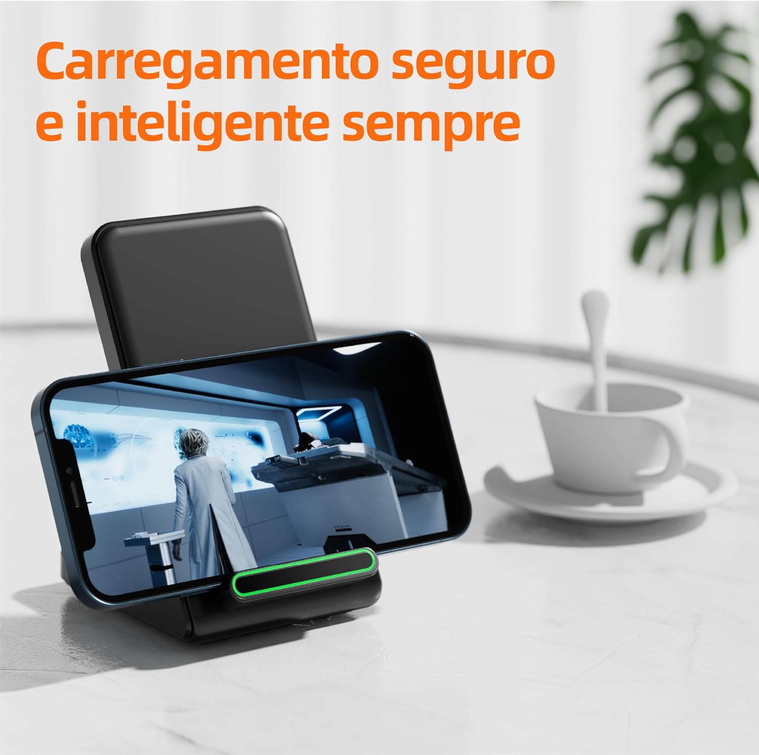 Carregador por Indução 3 em 1 Basike 4