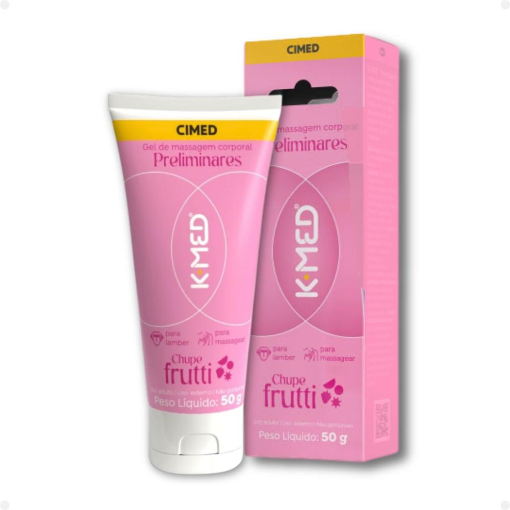 Gel de Massagem Corporal Preliminares Chupe Frutti K-Med Cimed 1