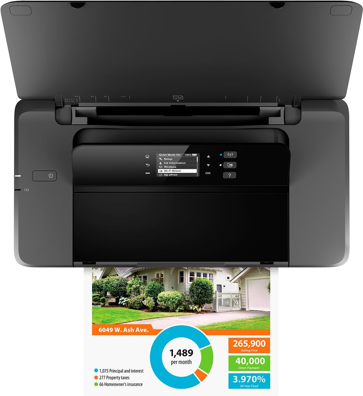 Impressora Portátil HP OfficeJet 200 4