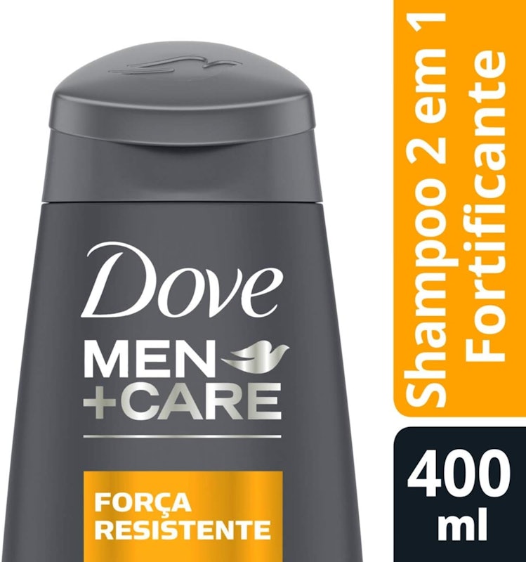 Dove Men+Care Shampoo 2 em 1 Cafeína Fortificante e Cálcio 3