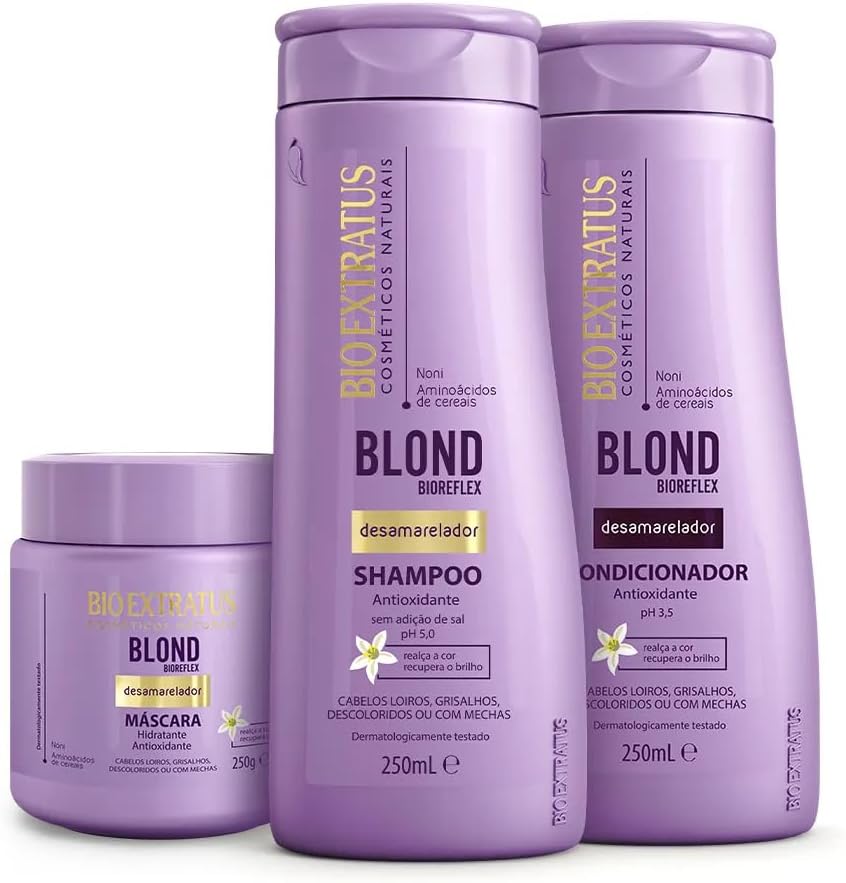 Kit Blond Shampoo, Condicionador e Máscara 1