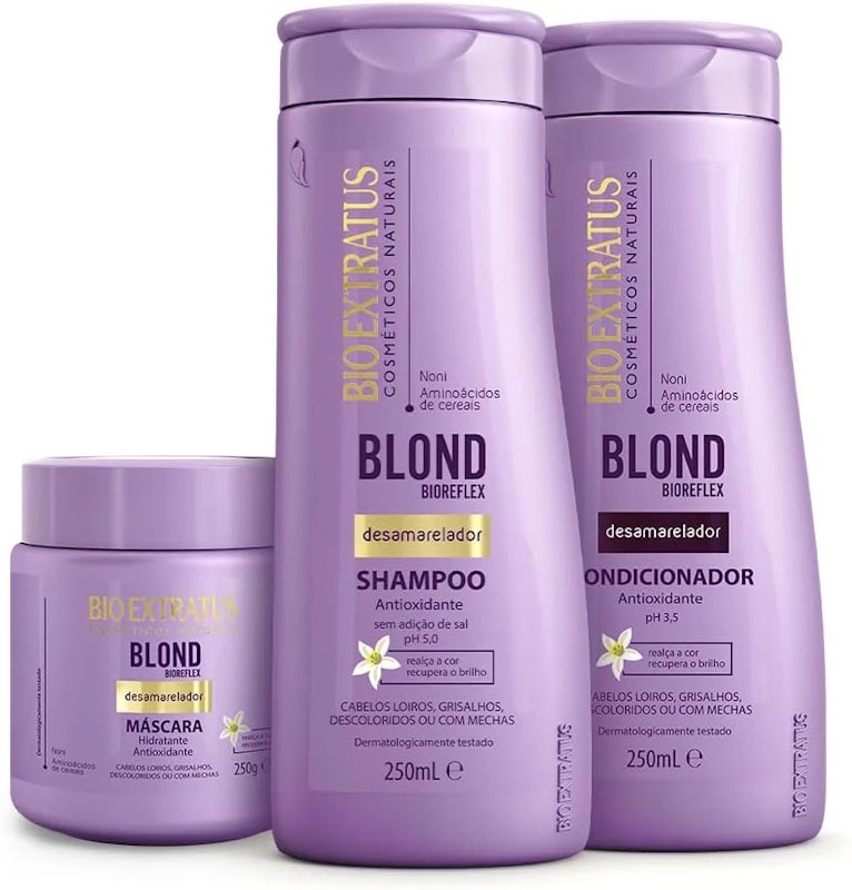 Kit Blond Shampoo, Condicionador e Máscara 1