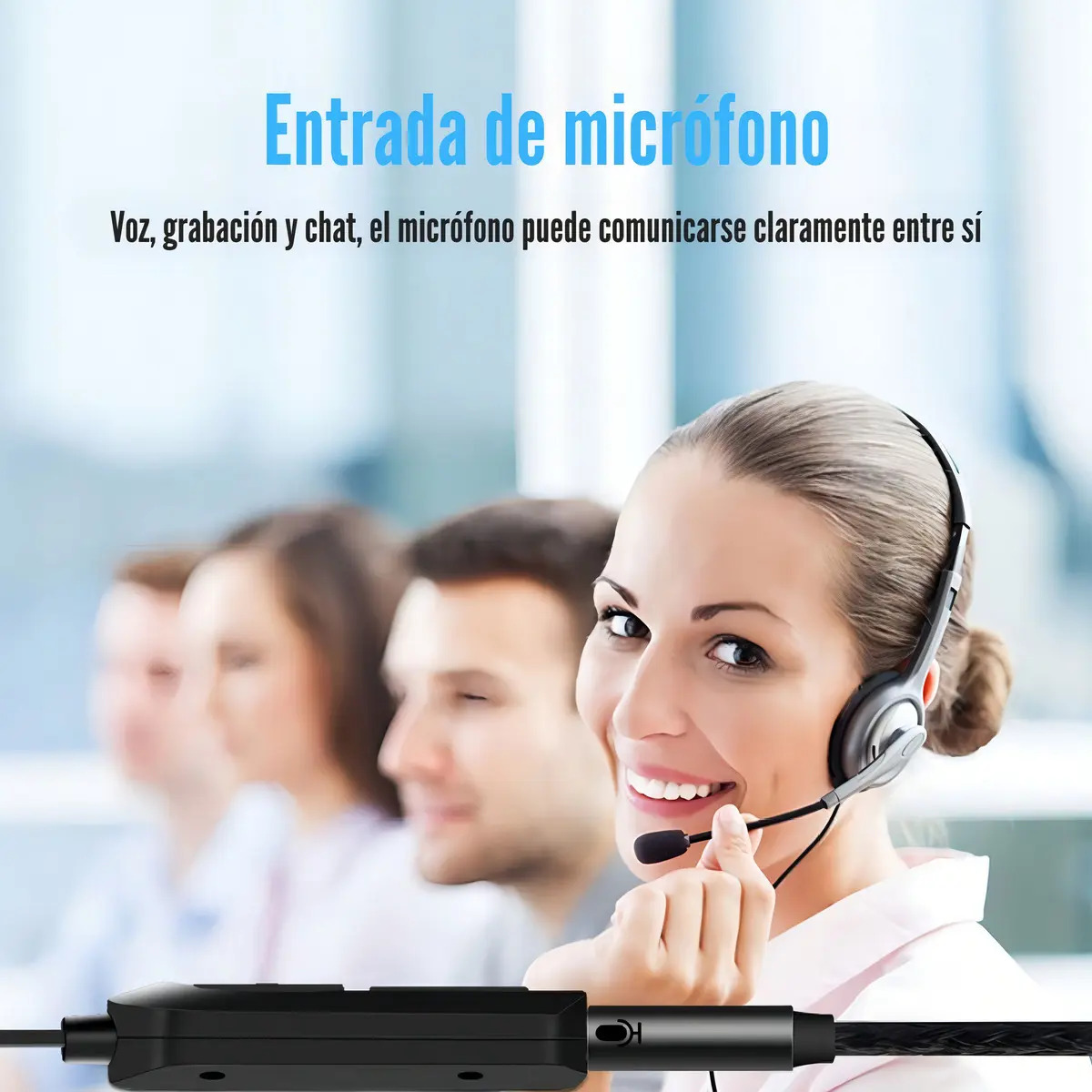 Placa de Som / Adaptador USB para Headsets Redragon Circe HA-100 5