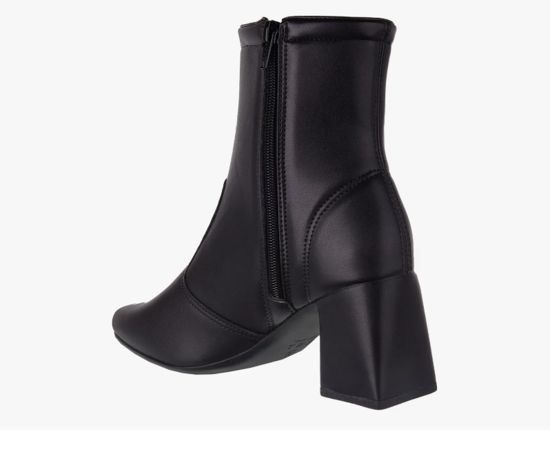 Bota Bico Quadrado Feminina Cano Médio 3