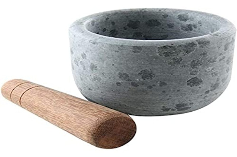 Pilão Mortar Tramontina Organic em Madeira Cumaru e Pedra Sabão 1
