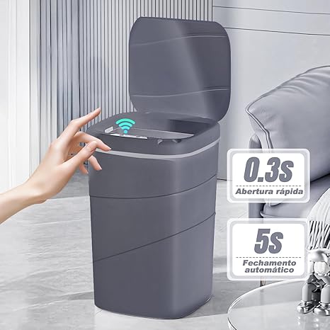 Lixeira Automática com Sensor 20 L com 3 Modos 5