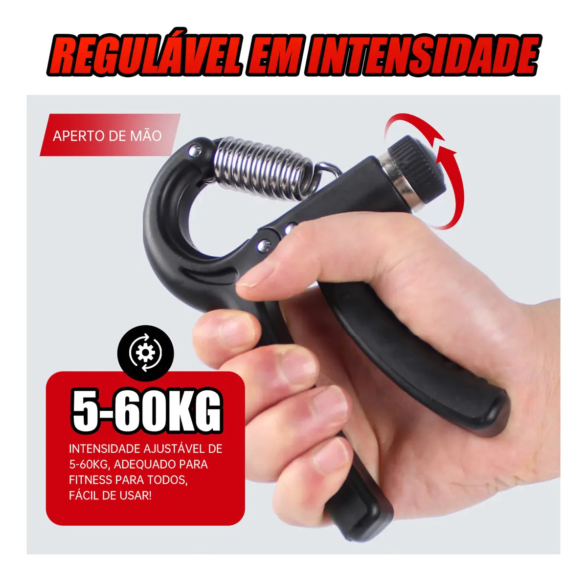 Kit Hand Grip Exercício Dedos Mãos Punho Fisioterapia 5 Pçs 2