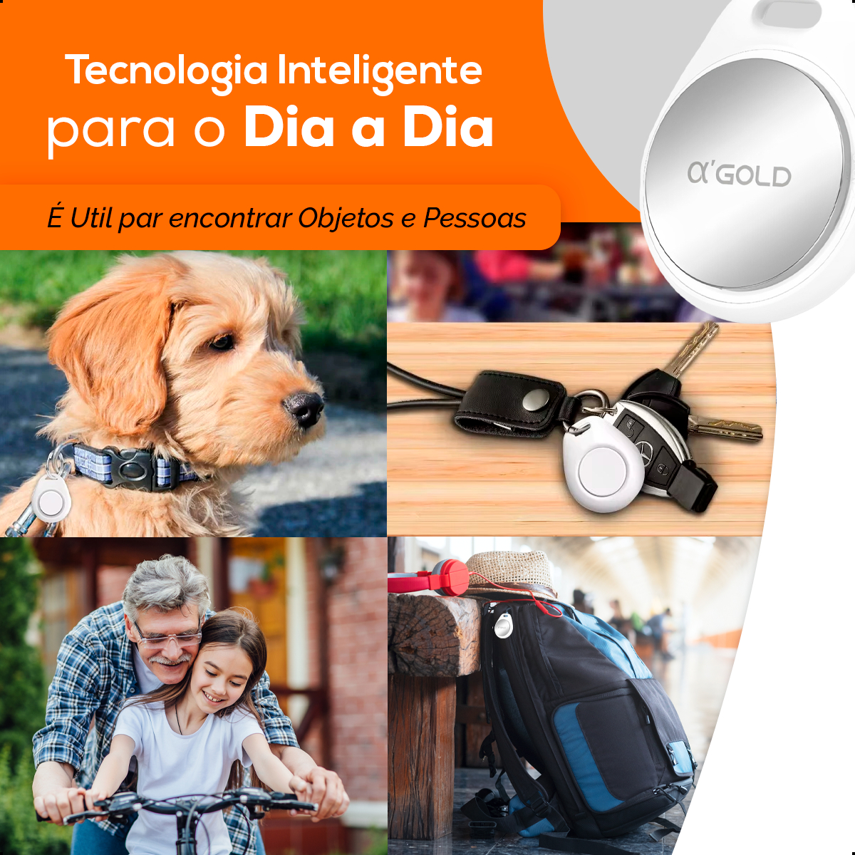 Rastreador Air Tag com Alarme de Sonoro 4