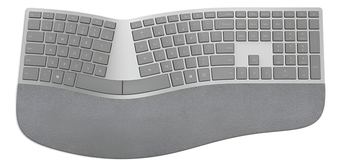 Teclado Microsoft Superface Ergonomic Wireless 1