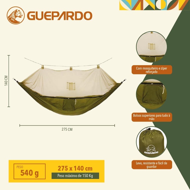 Rede de Descanso com Mosquiteiro Amazon 5