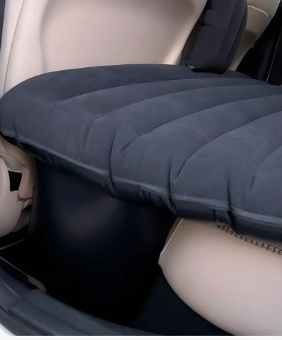 Colchão de Ar Inflável Para Carro Viagem Camping Confort Car + Bomba Elétrica de Encher 12V 3