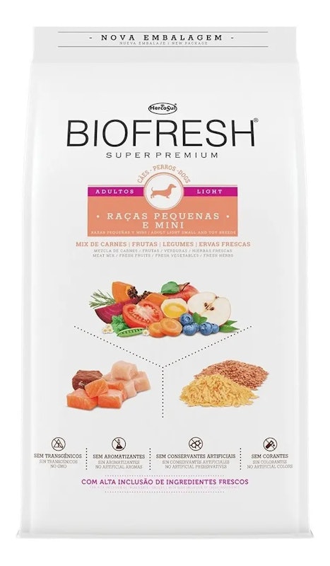 Biofresh Cão Adulto Light Raças Minis e Pequenas 1