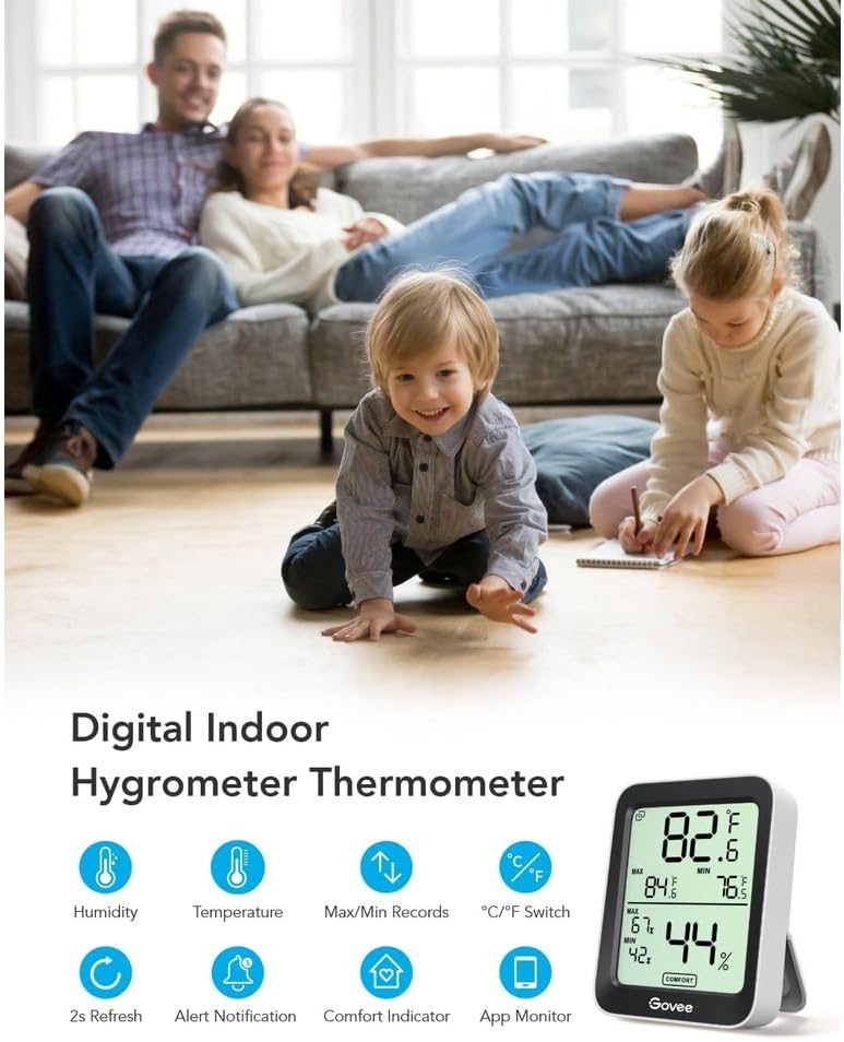 Termômetro e Higrômetro Bluetooth Govee 3
