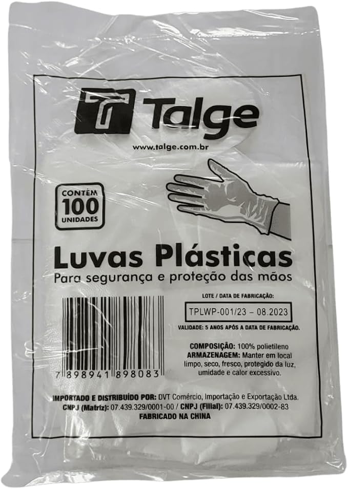 Luva Plástica Talge 1