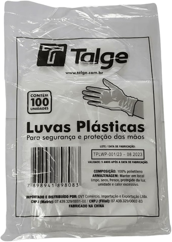 Luva Plástica Talge 1