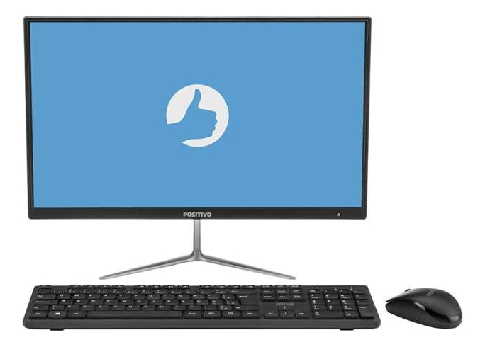 All In One Positivo A2200 Intel Core I5 8ª Geração 8 GB RAM e 240 GB SSD Windows 11 Tela 21,5" 5
