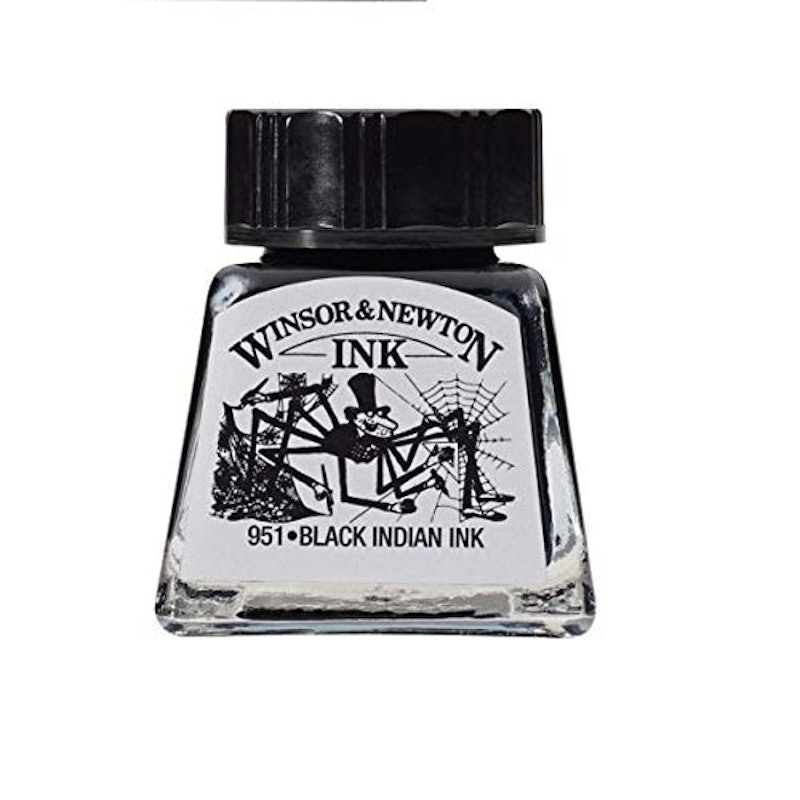 Tinta para Desenho Indian Ink Winsor & Newton Black Indian Ink (14 ml) 1