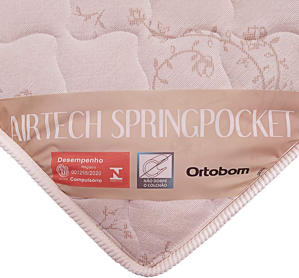 Cama Box com Colchão de Molas Ensacadas Ortobom AirTech 5