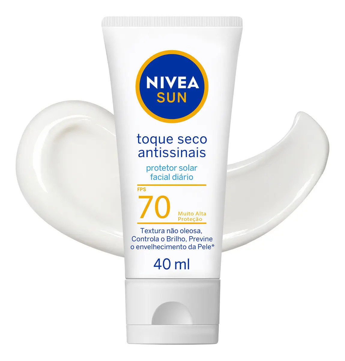 Protetor Solar Facial Toque Seco Antissinais FPS70 1