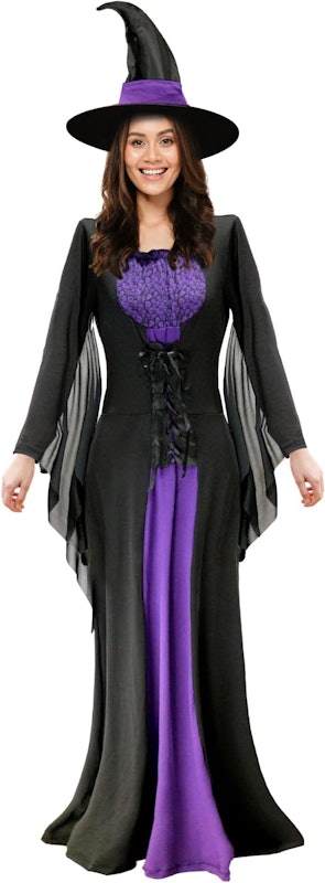 Fantasia Feminina de Bruxa de Halloween 1