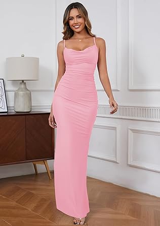 Vestido Maxi Feminino com Alças Finas 2