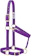 WEAVER EQUINE Cabresto Básico Ajustável com Fecho de Pressão para Focinho e Garganta 1