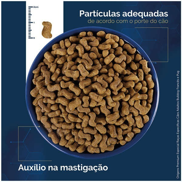 Ração Origens Premium Especial Raças Específicas Bulldog Francês e Pug Adultos 2