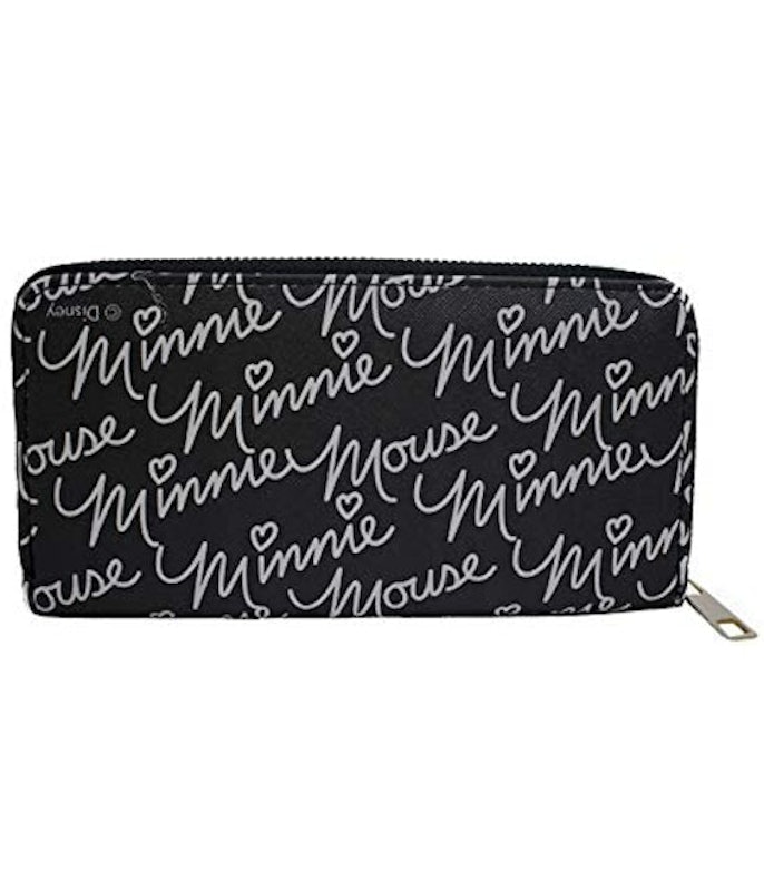 Carteira Rosto Minnie Preta - Disney 2