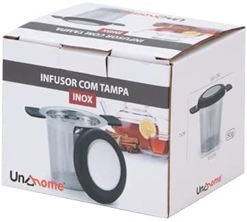 Infusor de Aço Inox com Tampa 2