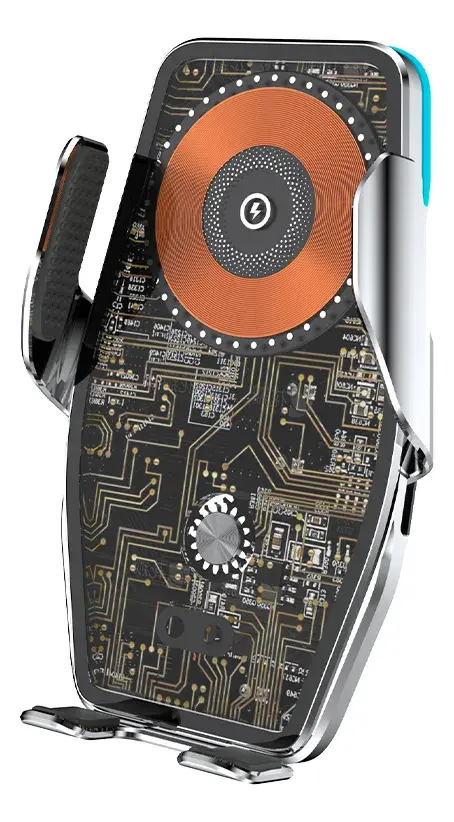 Carregador Magnético Indução Qi Simple 15 W Suporte Veicular 1