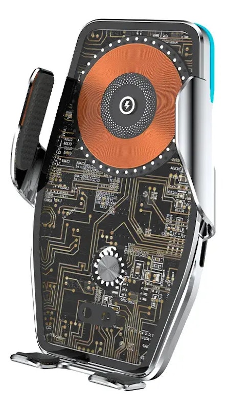 Carregador Magnético Indução Qi Simple 15 W Suporte Veicular 1