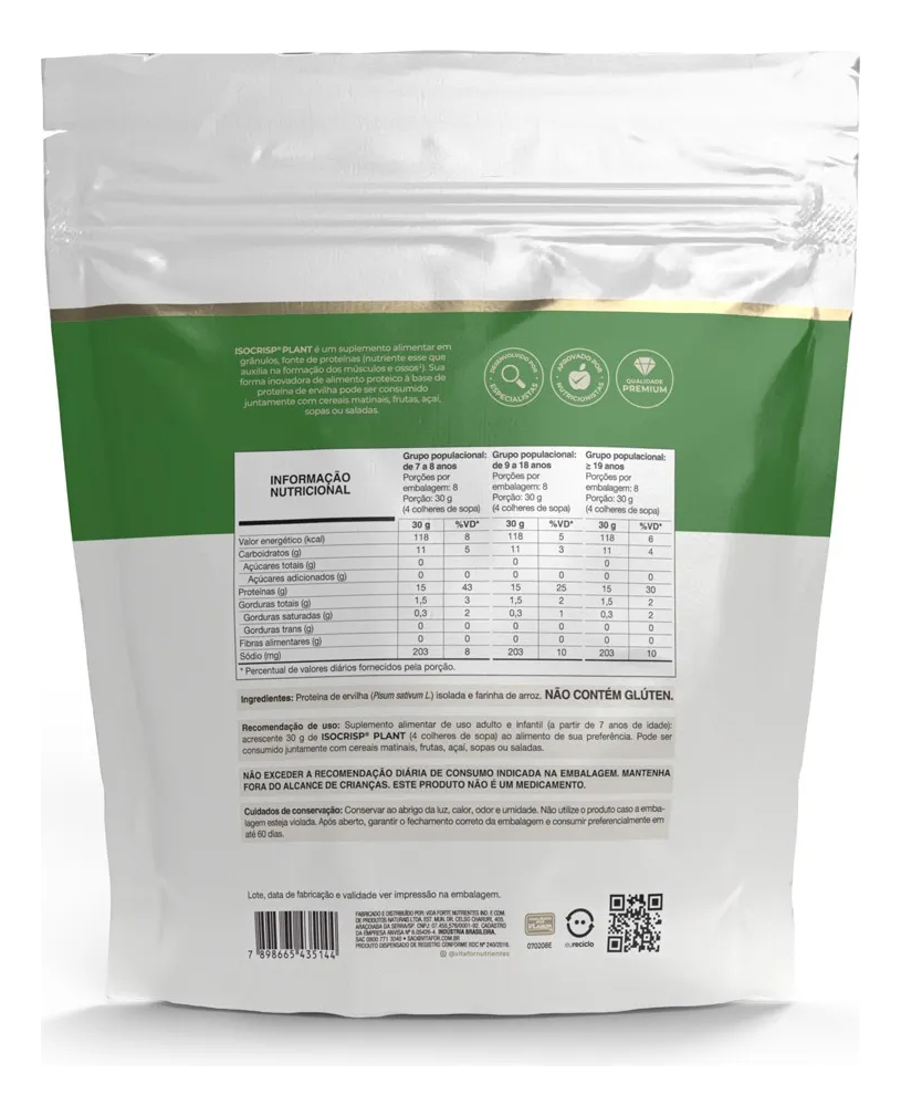 Isocrisp Plant Sabor Neutro 2