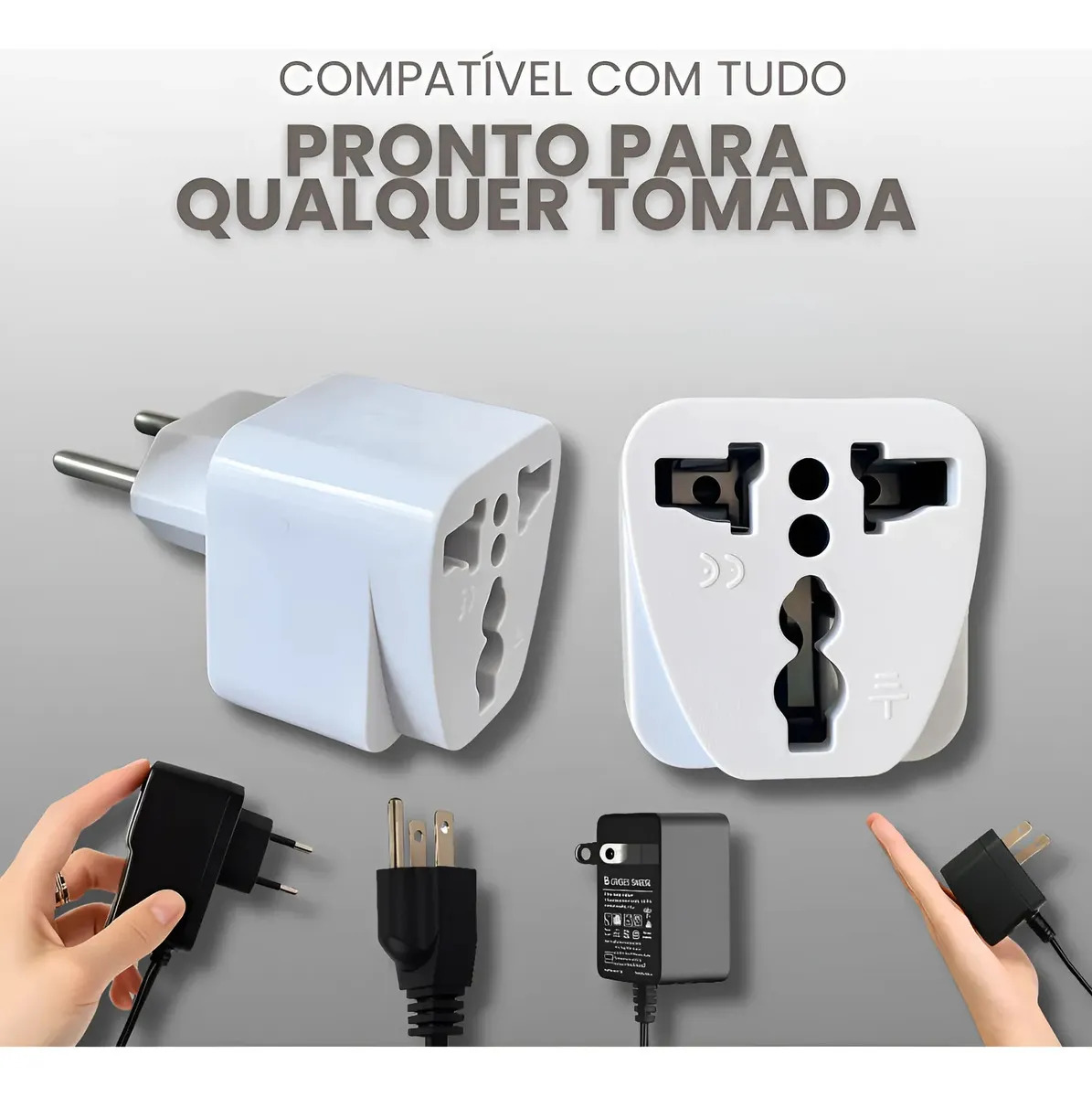 Adaptador Tomada Universal Padrão Europe 2