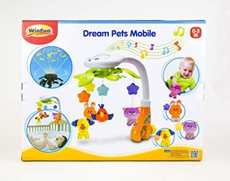 Móbile Projetor de Luz Infantil - Amiguinhos de Estimação com Som e Luzes 3