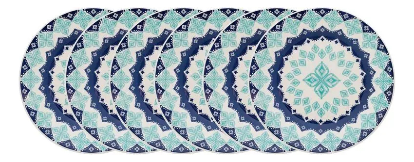 Conjunto de 6 Pratos Rasos Lola 3