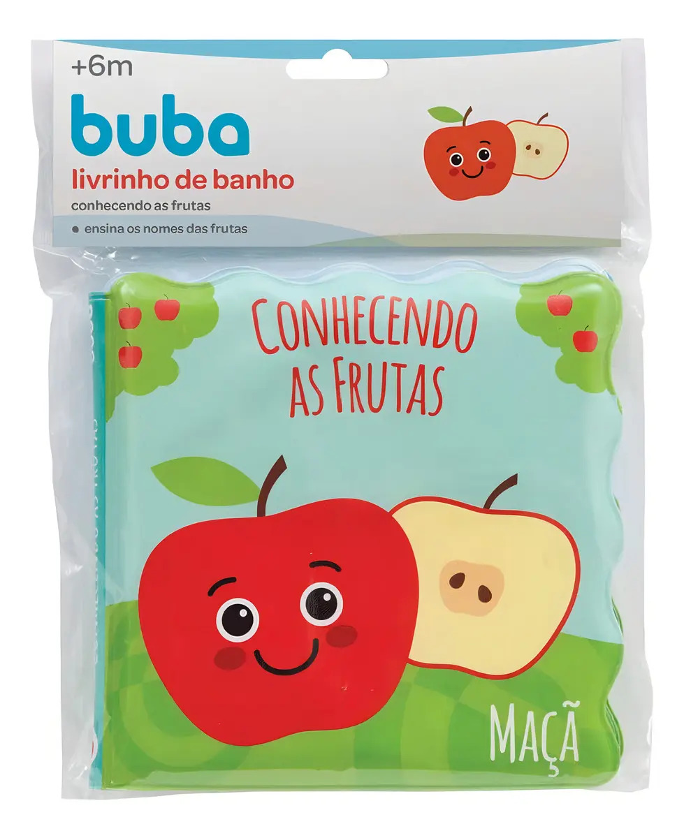 Livrinho de Banho Conhecendo as Frutas Buba 2