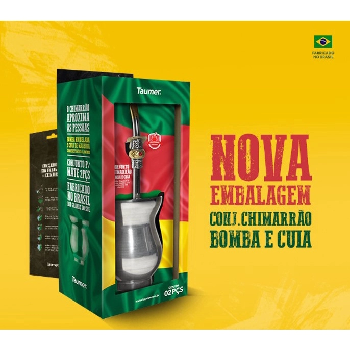 Conjunto Chimarrão Bomba e Cuia 2