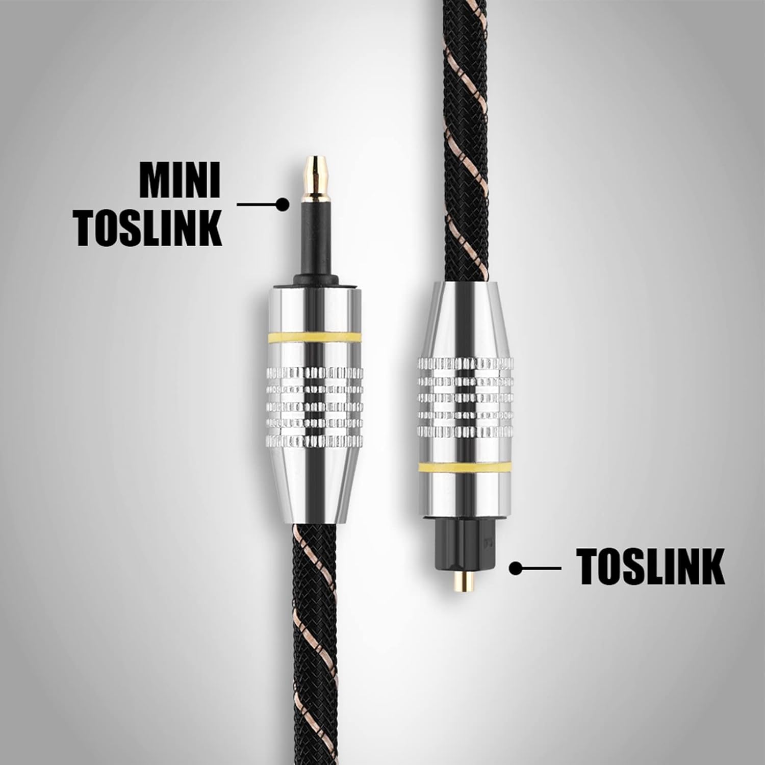 Cabo Optico Mini Toslink 1,5 m Akozon 3
